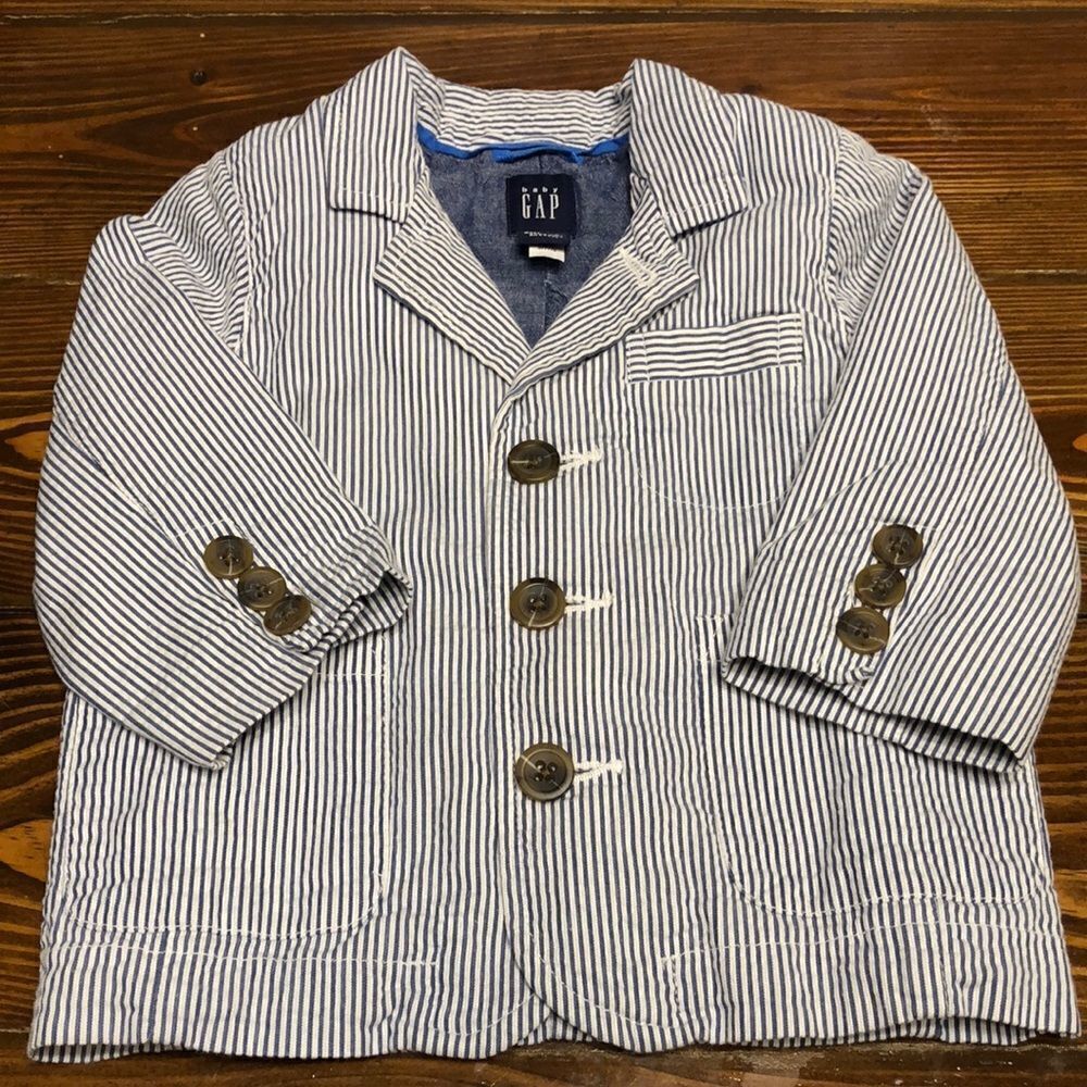 NWOT Baby Gap Pin Striped Suit Jacket